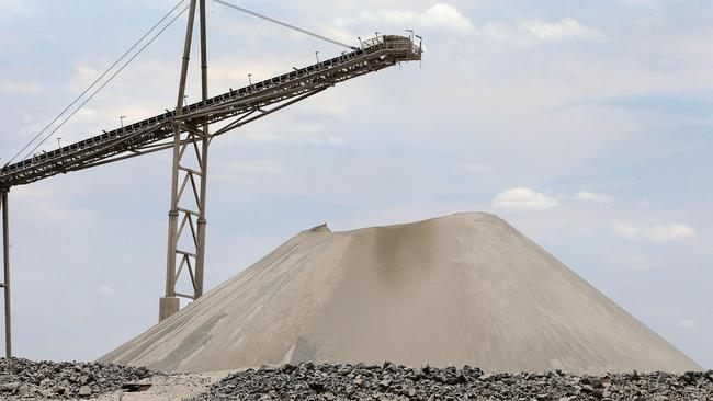 The Pilgangoora lithium mine near Port Hedland in Western Australia. Picture: Colin Murty