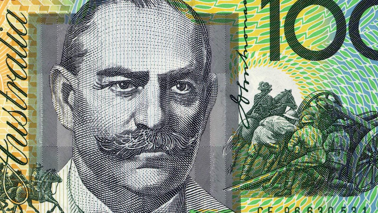 A real Australian $100 note.