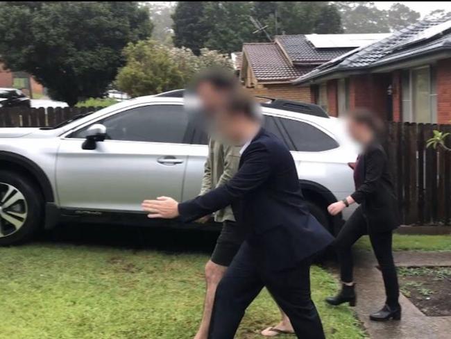 Wyong man Justin Radford was arrested in February 2020 as part of an Australian Federal Police investigation into an alleged child sex abuse ring. Picture: AFP