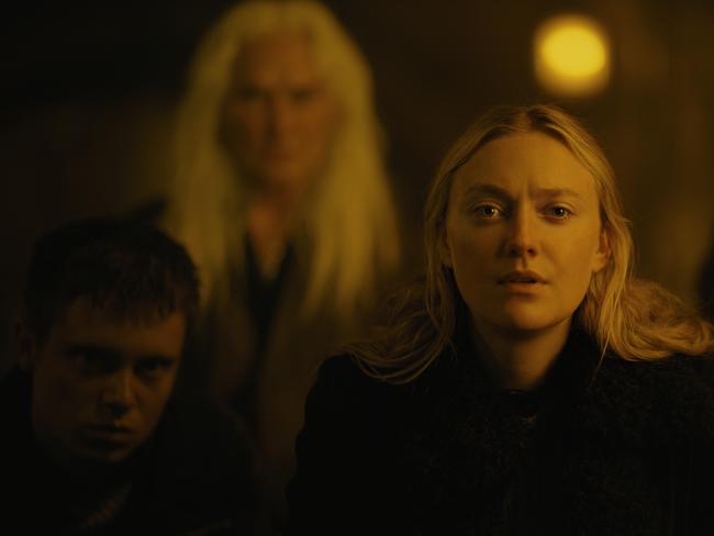Mina (Dakota Fanning) is in an eerie joint where she and a collection of other missing persons are living under a bizarre form of house arrest.