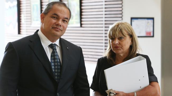 Gold Coast Mayor Tom Tate and Deputy Mayor Donna Gates. Picture: Brendan Radke.