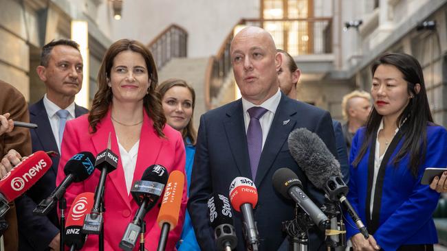 National leader Christopher Luxon and deputy leader Nicola Willis. Picture: Mark Mitchell