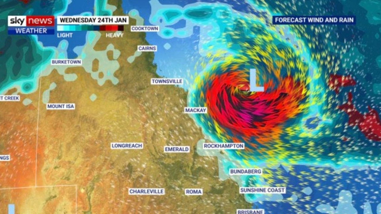 Qld cyclone threat state on alert for serious thunderstorms & flooding