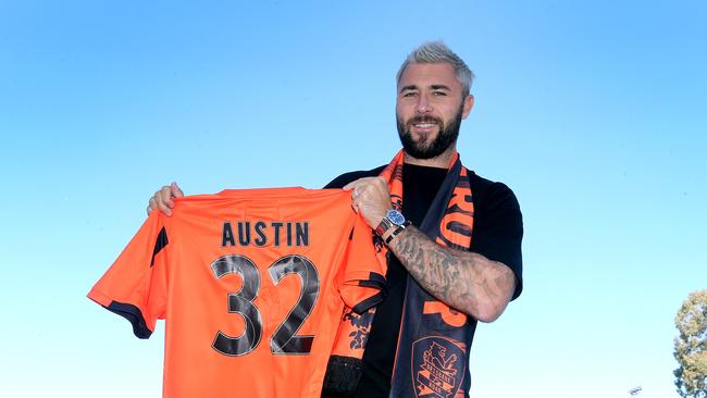 Despite the former Premier League frontman coming to Queensland, the Roar are languishing second-to-last on the A-League table. Picture: NCA NewsWire/ Richard Gosling