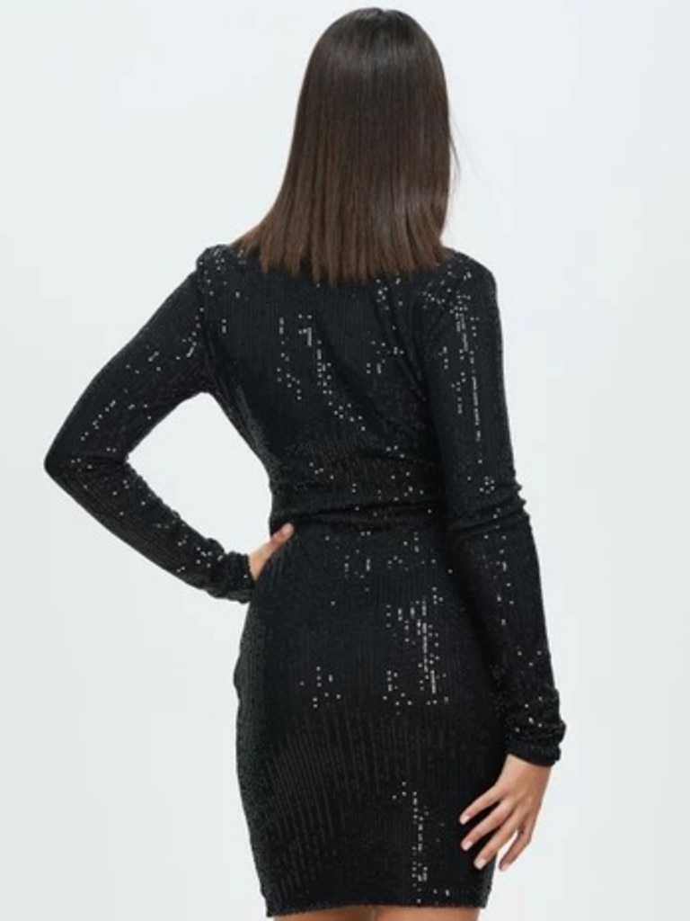 Atmos&Here Emery Sequin Mini Dress. Image: THE ICONIC