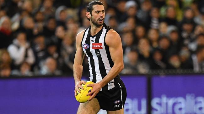 Brodie Grundy is tipped to be the top Magpie. Picture: AAP Images