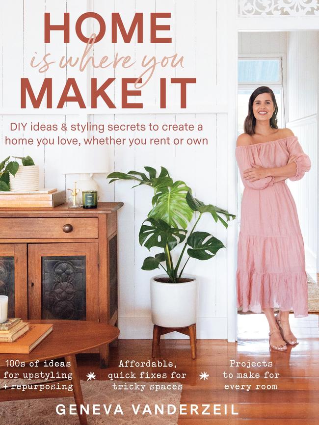 Geneva Vanderzeil feature on her new book Home is Where You Make It. For Brisbane News. ONE TIME USE ONLY