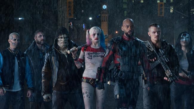 The cast of the original Suicide Squad film.