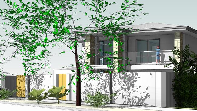 PlanSA documents reveal the luxury $1.6mn private home proposed for Medindie. Picture: Nicholas Ingerson Architect
