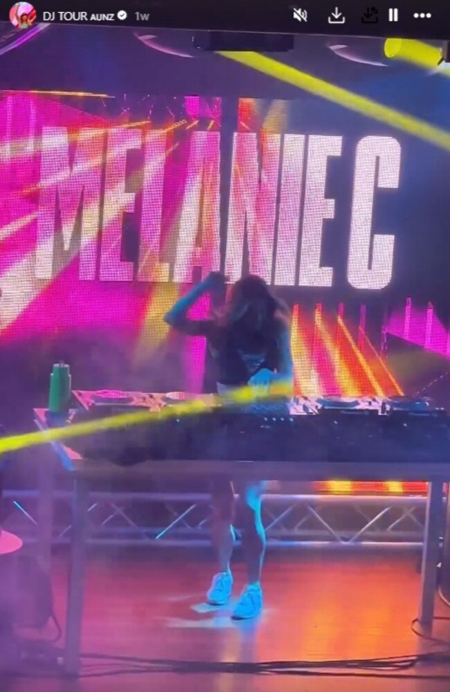 Melanie, who was in the country for her DJ tour, relies on the benefits of cold therapy to give her an adrenaline boost for her high-energy sets. Picture: Instagram/melaniecmusic