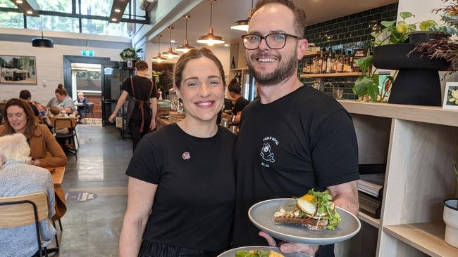 Heathmont cafe Milk and Wine Co's owners Beth Hancock and Derek Hitt consider their staff like ‘family’. File picture.