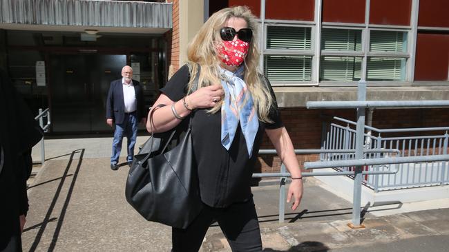 Kathy Jackson outside The Hospital Court Complex in Sydney last month during a hearing over the $30m estate of Sydney barrister David Rofe. Picture: Britta Campion