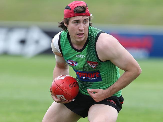 Andrew McGrath is ready to graduate to the Essendon midfield. Picture: Michael Klein