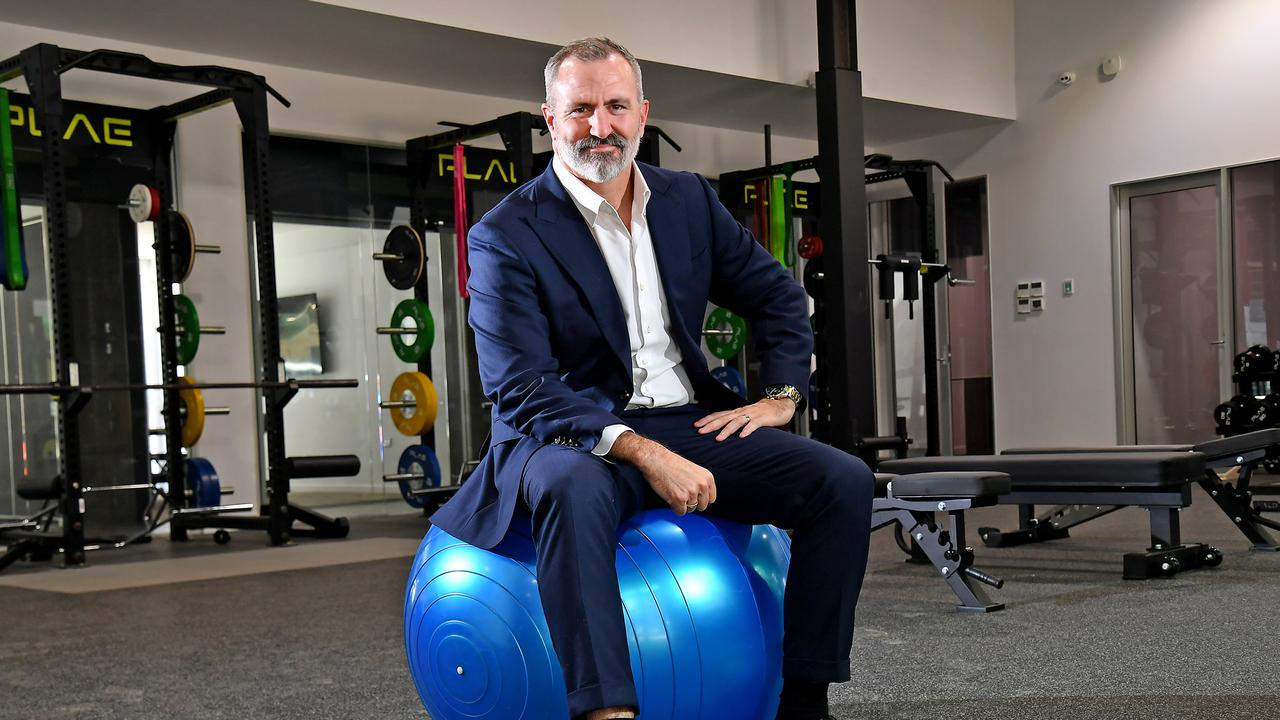 New Brisbane Bullets CEO Malcolm Watts in the new training centre.