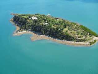 Turtle Island, between Gladstone and Curtis Island, is back on the market. Picture: Contributed