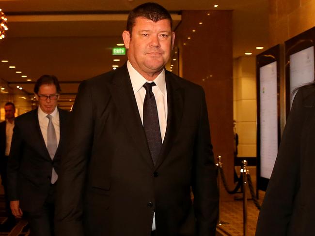 James Packer at the Crown AGM in Melbourne, October 2017. Picture: Stuart McEvoy