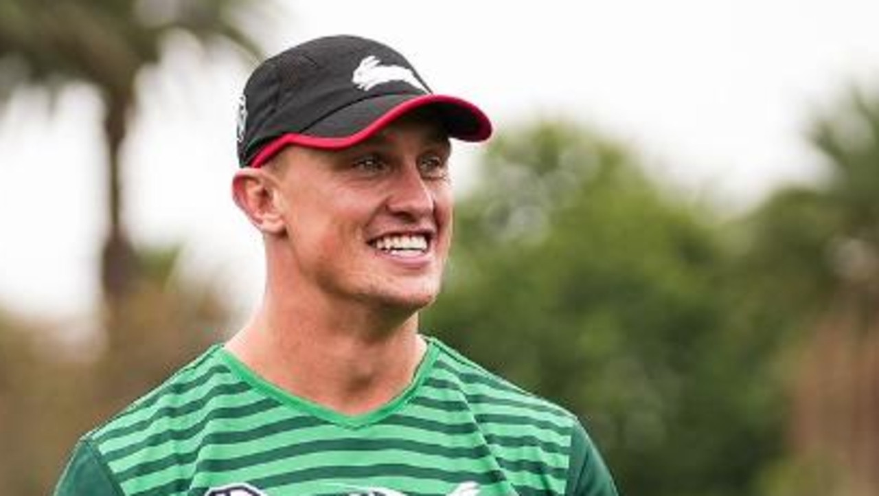 Jack Wighton on day one of pre-season at South Sydney. Pic: Souths Instagram