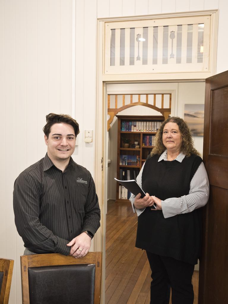 Daniel Foelz and Carmen Lawson of Lawson Accounting. Picture: Kevin Farmer