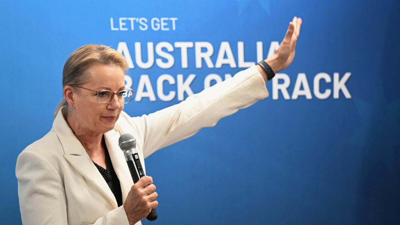 Deputy Leader of the Opposition Sussan Ley speaks during a Liberal Party campaign launch. Picture: Dan Peled/Getty Images