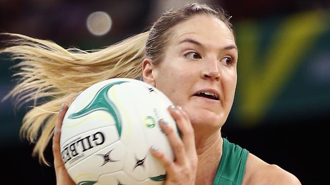 Caitlin Bassett set a personal record against New Zealand.