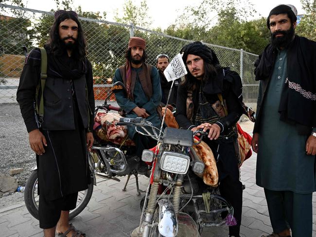 Taliban fighters in Kabul. Picture: AFP