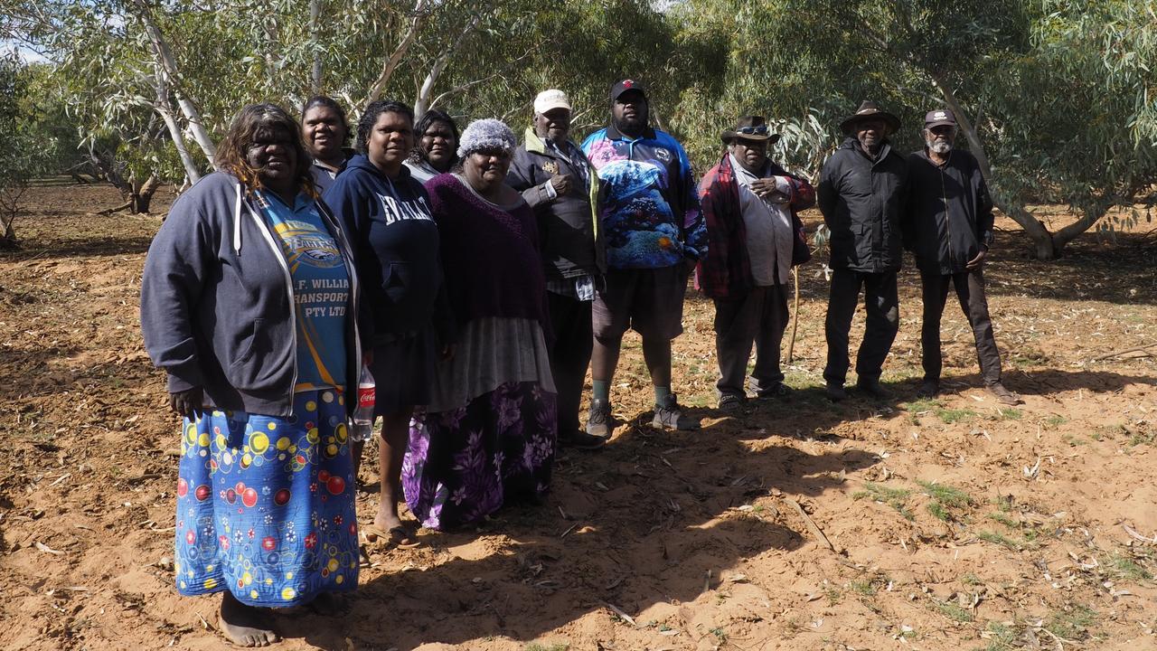 Members of the Mpwerempwer Aboriginal Corporation pictured at Singleton Station in the Northern Territory. Photo: Central Land Council.