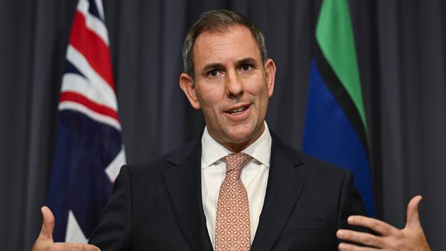 Jim Chalmers has insisted the concessional tax increase is “modest” and argued future governments would likely raise the $3m threshold. Picture: NewsWire / Martin Ollman