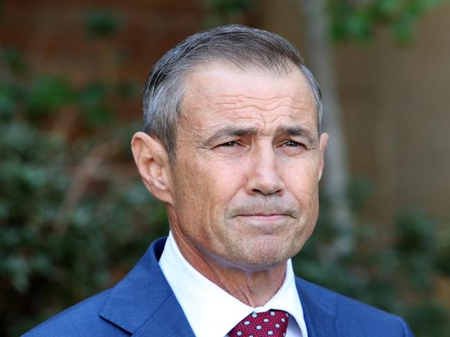 Deputy Premier Roger Cook provided the update on Wednesday. Picture: Colin Murty/The Australian