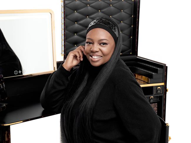 Dame Pat McGrath has been appointed as creative director of beauty at Louis Vuitton. Portrait by Steven Meisel.