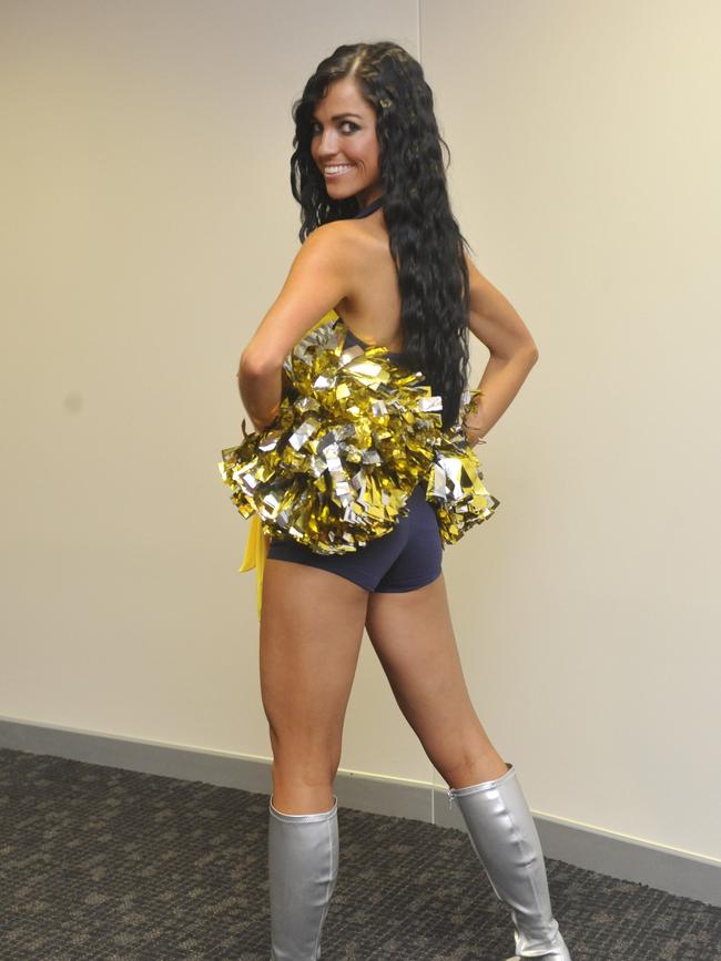 North Queensland Cowboys cheerleaders. Shona Child.