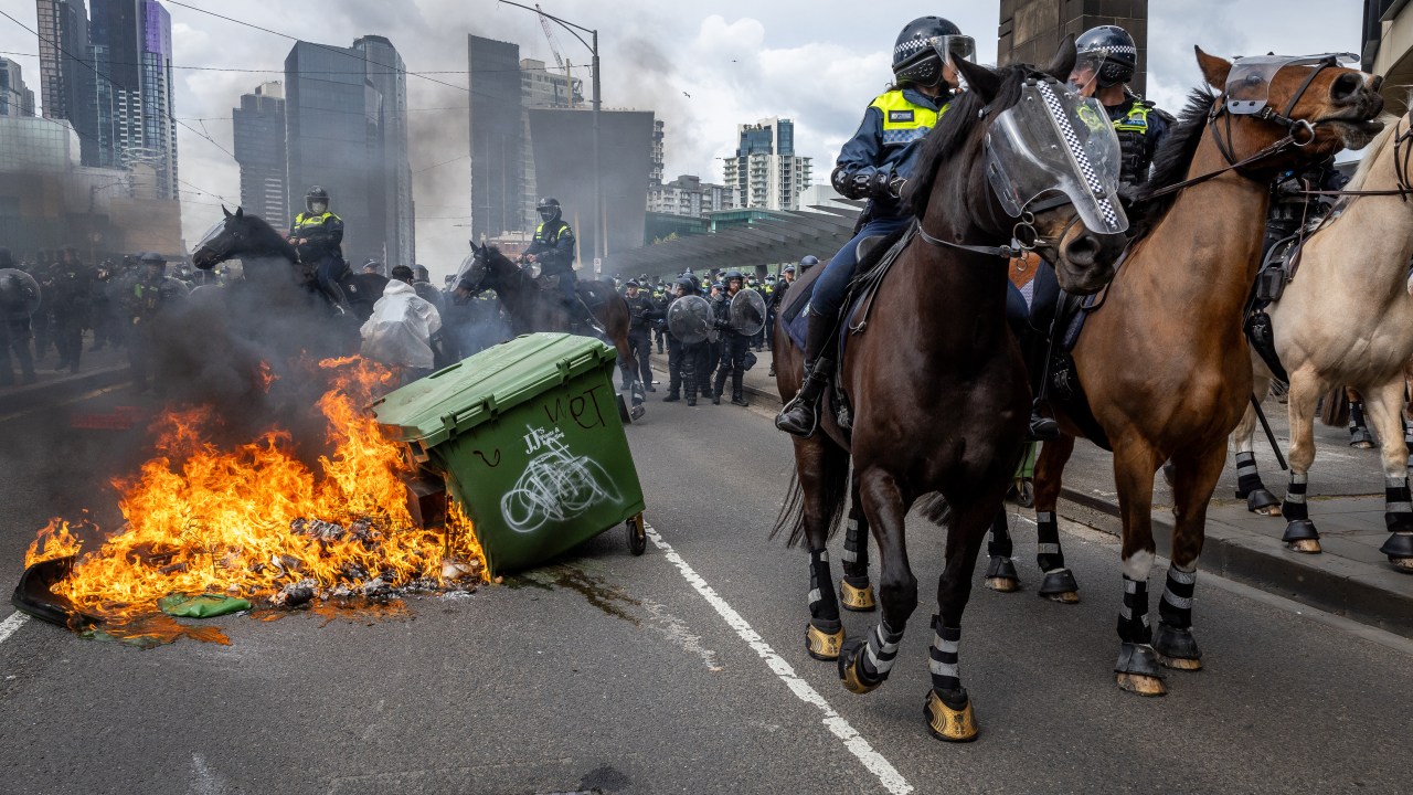 Violent Melbourne anti-military riots highlight the sorry state of ...