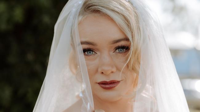 Sonja Logan (née Wiseman) on her wedding day. Picture: Shot From The Heart Photography.