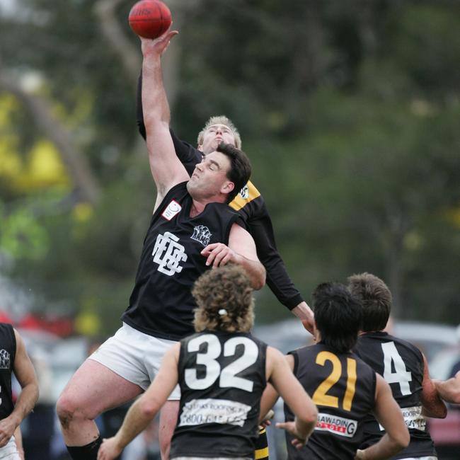 Ross cut his teeth on players like East Burwood’s Adam Slater (pictured), who ranks as one of his toughest opponents. Picture: Garry Sparke