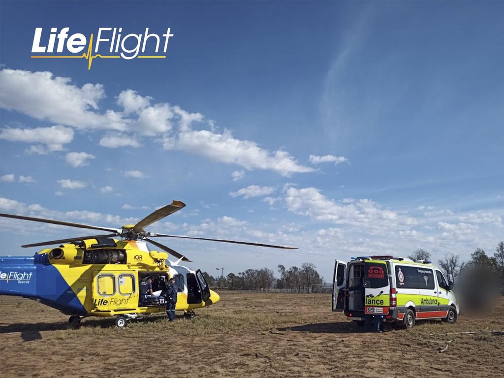 Update Lifeflight Airlifts Maranoa Bull Attack Victim The Courier Mail 