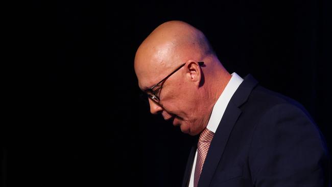 Dutton proved incapable of dealing with the Trump disruption. Picture: AFP