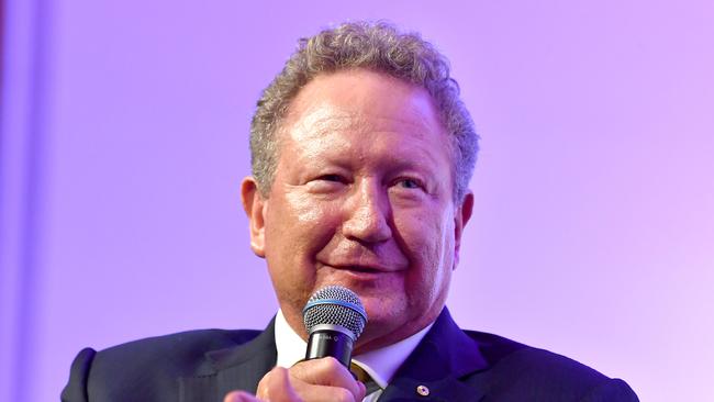 Andrew Forrest will pocket $2.3bn in Fortescue dividends for the year. Picture: NCA NewsWire / John Gass