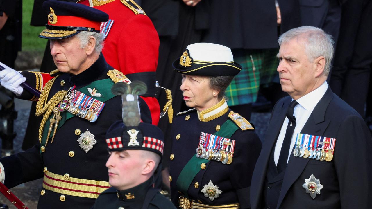 This week in Edinburgh, Andrew did not wear his military uniform. But he will be allowed to a the vigil in London. Picture: Phil Noble / AFP