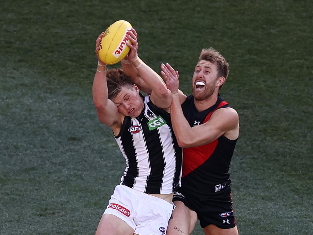 Jay Rantall in action for Collingwood in 2021. Picture: Michael Klein