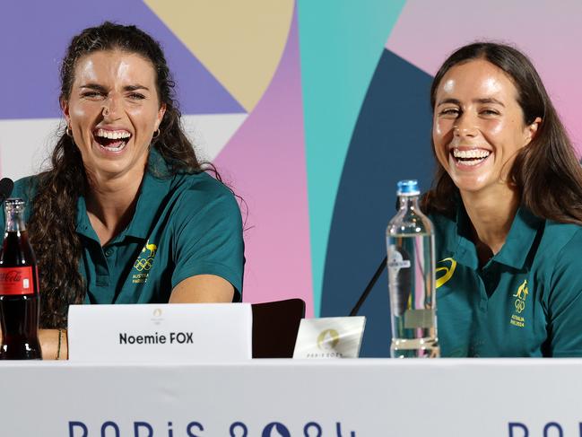 PARIS FRANCE 2024 OLYMPIC GAMES. AOC press conference for Australian Canoeist and sisters Jess and Noemie Fox. Picture: Cameron Tandy