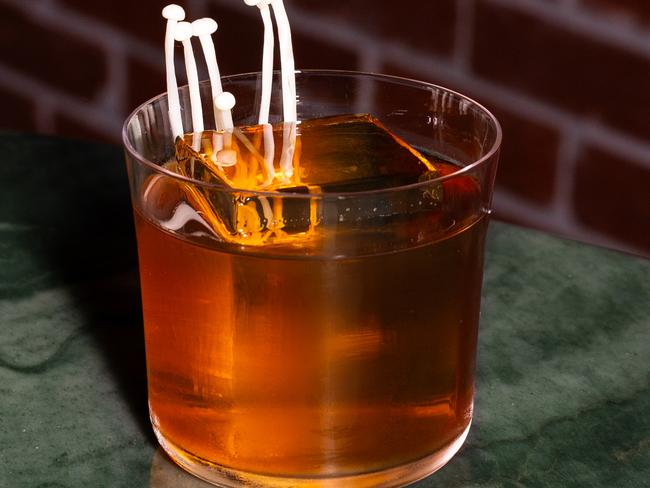 Mushroom & Walnut Old Fashioned, PIcture: Supplied