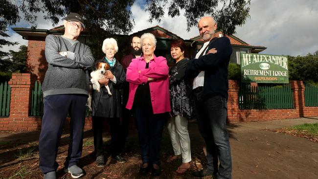 Neighbours are up in arms after council has passed a six-storey high rise proposal in their backyard. Picture: Hamish Blair