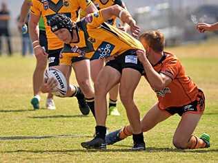 READY TO GO: Sunshine Coast Falcons product Riley Moore will line up for the Gympie Devils tonight. Picture: Warren Lynam