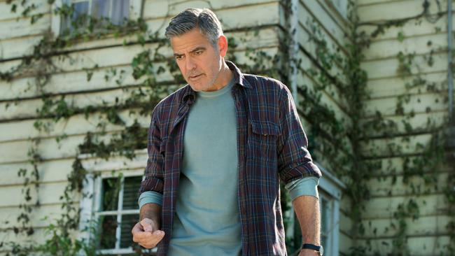 Scene from Disney film TOMORROWLAND Frank Walker (played by George Clooney). Ph: Kimberley French. ©Disney 2015
