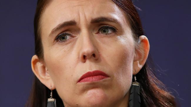 SYDNEY, AUSTRALIA - JULY 08: NZ Prime Minister Jacinda Ardern speaks during a joint press conference with Australian Prime Minister Anthony Albanese on July 08, 2022 in Sydney, Australia. It is the first Australia-New Zealand leaders' meeting to be held since before the coronavirus pandemic. (Photo by Lisa Maree Williams/Getty Images)