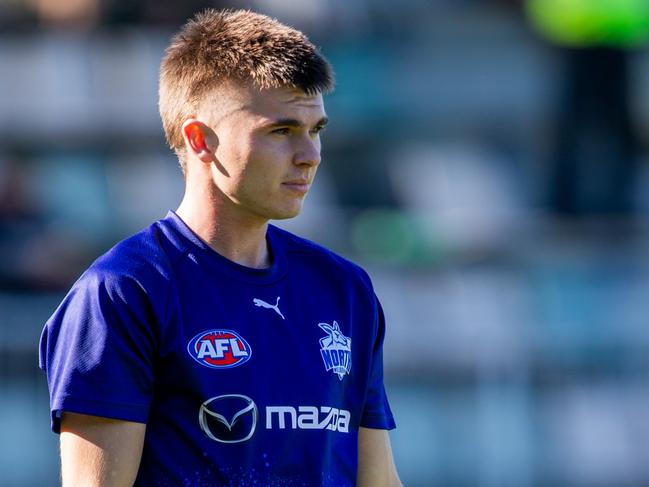 Colby McKercher won’t play this week. Picture: Linda Higginson/AFL Photos