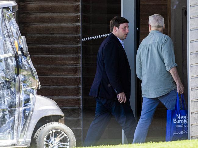 MPs Tim Smith and Neale Burgess. Picture: Aaron Francis