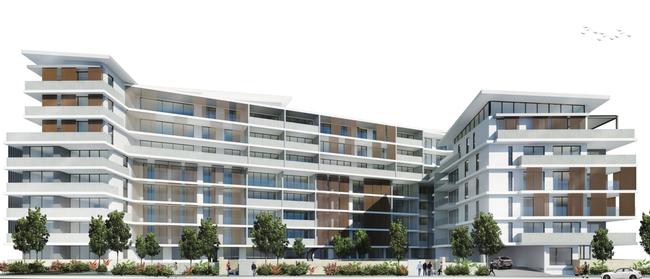 An artist’s illustration of the completed development, Parkview Apartments. Picture: Planning documents