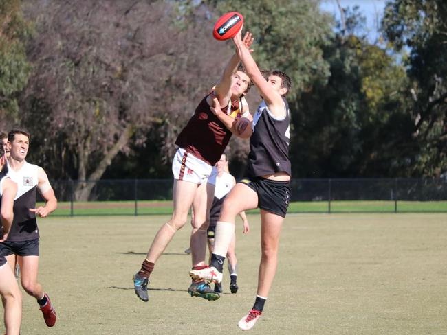 Ben Power wins a ruck contest. Picture: Teagan Cairns