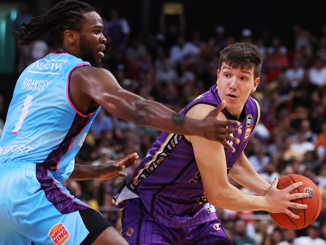 Jarrell Brantley fouled out in the first minute of the last quarter. Picture: Getty Images