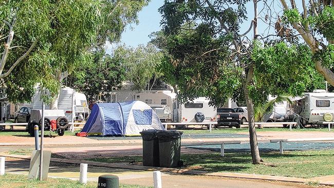 Campsites at Cooke Point Holiday Park.